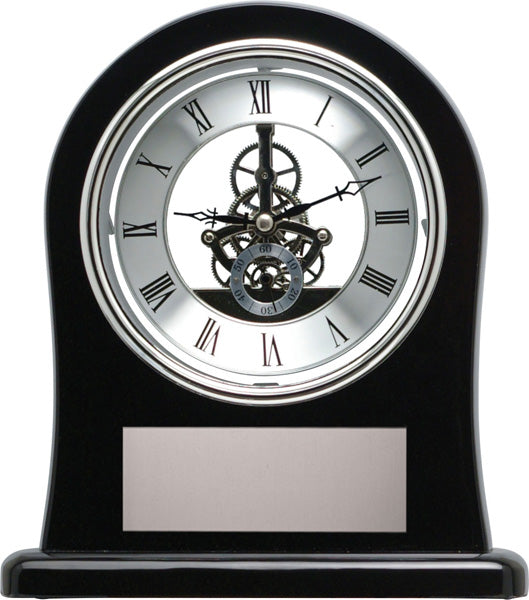 Black Skeleton Clock 8⅝”x 10⅜”