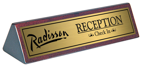 Rosewood Name Bar 9½”x 2¼”x 2”