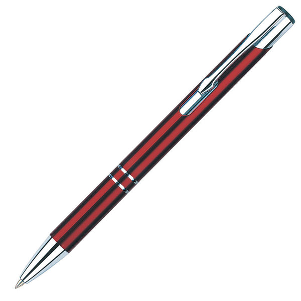 Double Ring Metal Pens - Red