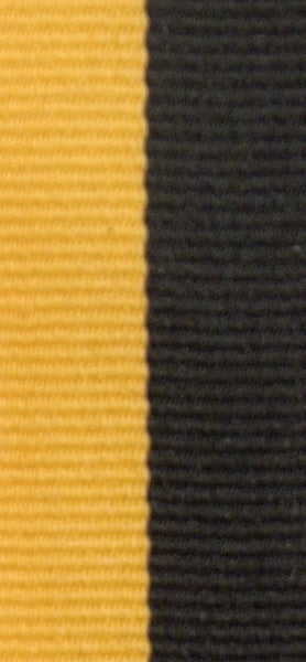 Neck Ribbons – Black/Gold 1½”x 32”