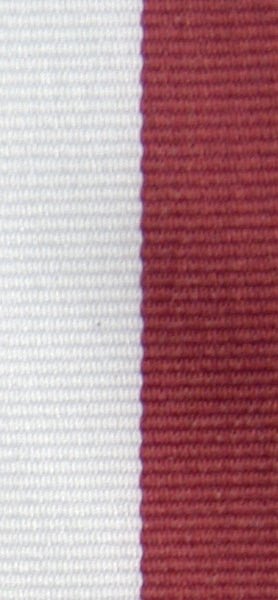 Neck Ribbons – Maroon/White 1½”x 32”