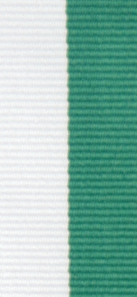 Neck Ribbons – Green/White 1½”x 32”