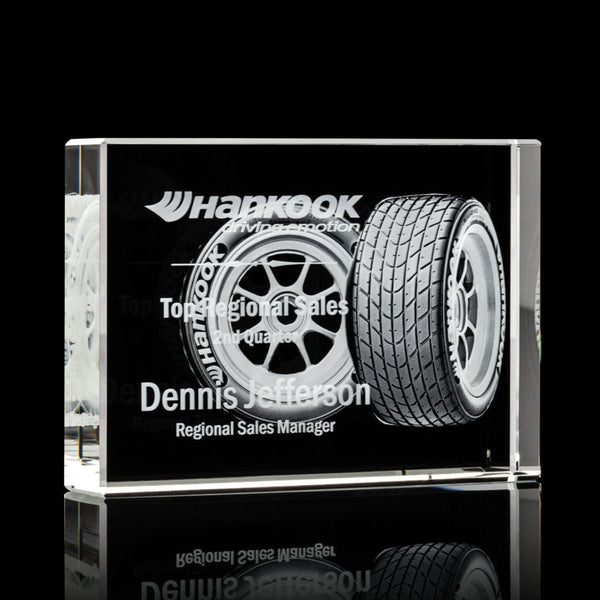 Tatiana Award - Gold/Black 12¼"