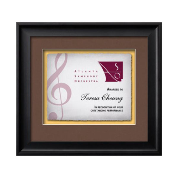 WGG! Arabella Award - Rosewood/Gold 9"