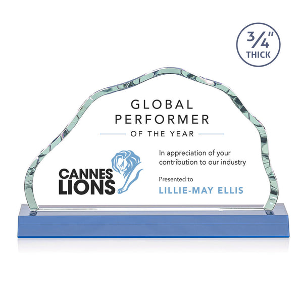 Baron Certificate Cast Paper Horiz - Mahogany/Gold 19½"x17"