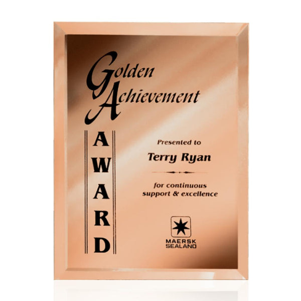 Lismore Award - Starfire/Sky Blue 5"x7"