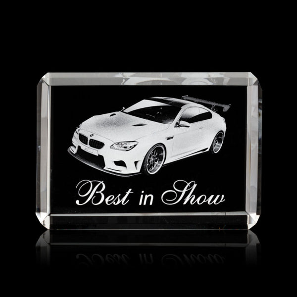 Vitalia Award - Starfire/Blue 7"x9"