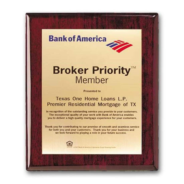 Screenprint Brass - Rosewood 10½"x13"