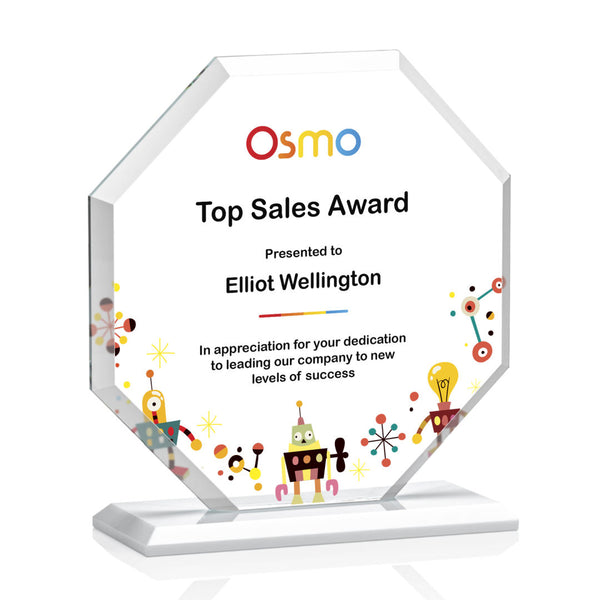 Ball on Tall Marble - Golf Ball