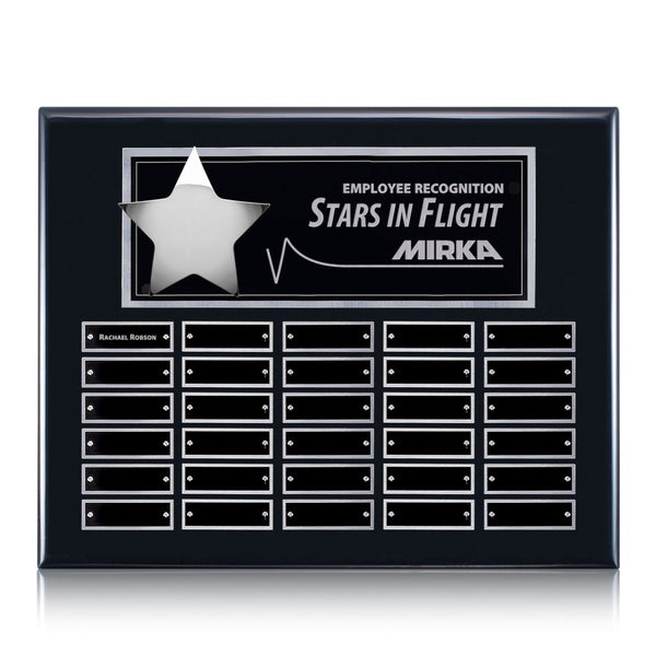 Bradenton Star Award - Optical/Chrome 6"x8"