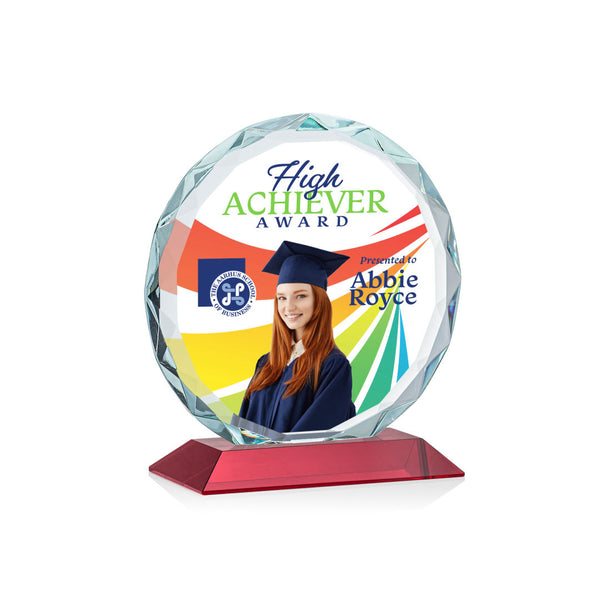 Baron Certificate TexEtch Vert - Black/Gold 16½"x20"