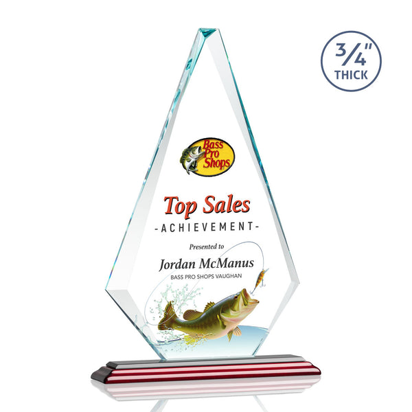 VividPrint™ Award - Wichita on Newhaven/Sky Blue 12¾"