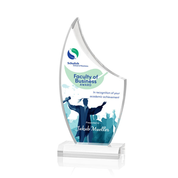 VividPrint™ Award - Milnerton/Clear 8"