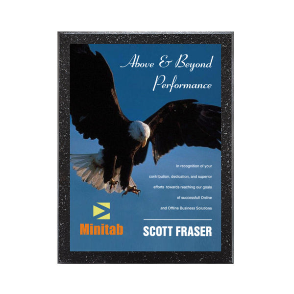 Omni VividPrint™ Metal Horiz - Black/Gold 15"x14"