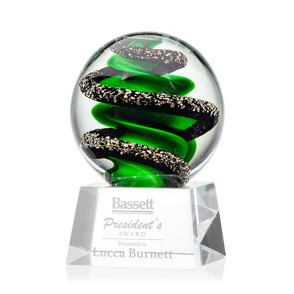 Cantebury Rectangle (H) - Starfire/Chrome 4"x6"