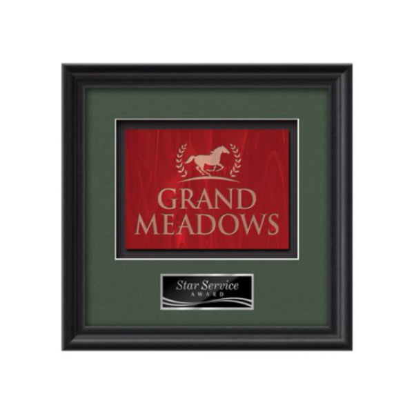 WGG! Jansenn Plaque - Black/Chrome 9"x12"