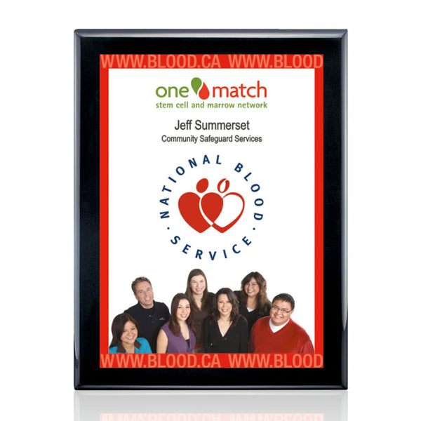 Marcana Globe Award - Black/Gold 3-1/8" Diam