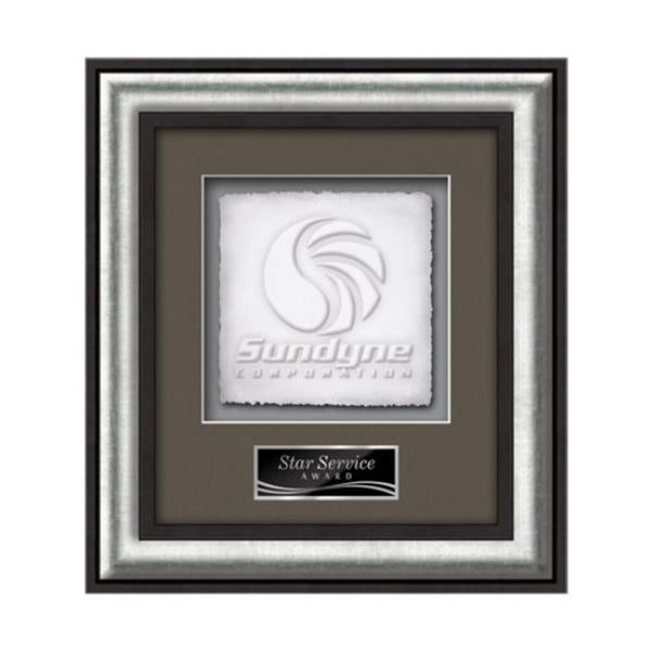 VividPrint™ Plaque - Gossamer Walnut/Silver 12"x15"