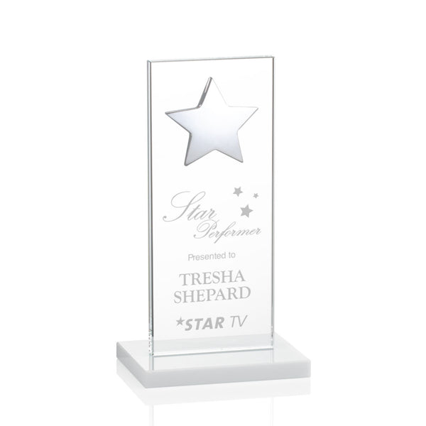 Hawkins Award - Starfire/Sky Blue 6"x12"