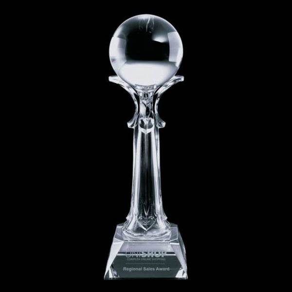 WGG! Singleton Crystal Ball  - Optical 14"