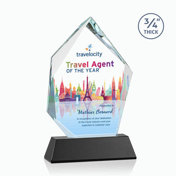 Primrose Stained Glass Square - White 12½"x14"