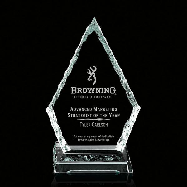 Denison Award - Starfire/Green 4"x6"