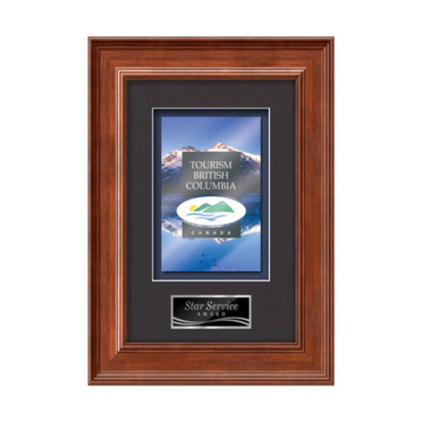 VividPrint™ Plaque - Gossamer Black/Silver 9"x12"