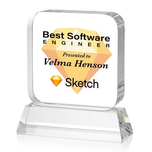 Balmoral Award - Optical 8" Ruby